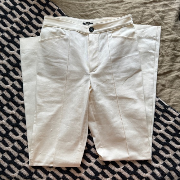 Cream Pants with Front Stitch - Picture 2 of 8
